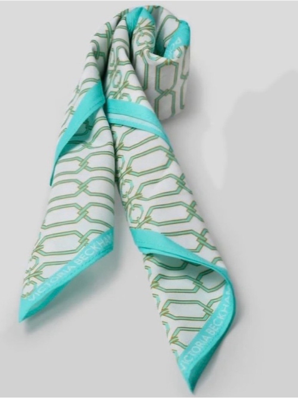 Victoria Beckham New Limited-edition Portofino '97 Scarf 20" X 20" 100% cotton